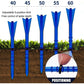 30 Adjustable Golf Tees With 83Mm Height Limit - Set Of 30 - Blue