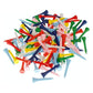 40 Wooden Golf Tees With Ball Holder - 70Mm