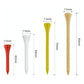 40 Wooden Golf Tees With Ball Holder - 70Mm
