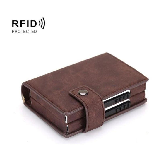 Secure Dual Card Wallet With Rfid Blocking