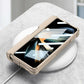 For Samsung Galaxy Z Fold4 5G Magnetic Armor Case With Push Pen - Black
