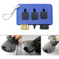 3-Piece Portable Golf Groove Cleaning Brush - Black