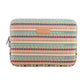 11.6 Inch Lingge Laptop Liner Bag with Stylish Pattern - Orange Pattern Geometry