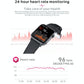 1.83 Inch Bt5.2 Smart Sport Watch Support Sleep / Heart Rate / Blood Oxygen / Temperature / Blood Pressure Health Monitor - Black + Black