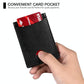 Rfid-protected Leather Wallet - Carbon Fiber Black Inside