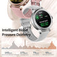 Smart Wristband With Waterproof Heart Rate And Blood Pressure Monitoring - Silver