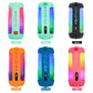 Shockproof Silicone Protective Case for Jbl Pulse4 with Carabiner & Lanyard - Rose Red