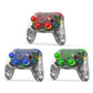 Wireless Dual Vibration Gamepad for Ps3 / Ps4 with Rgb Lights - Green