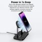 3 In 1 Magnetic Wireless Charger For Iphone & Airpods - Black