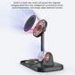 3 In 1 Magnetic Wireless Charger For Iphone & Airpods - Black