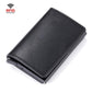 Automatic Rfid Blocking Card Holder with Coin Pocket - Black