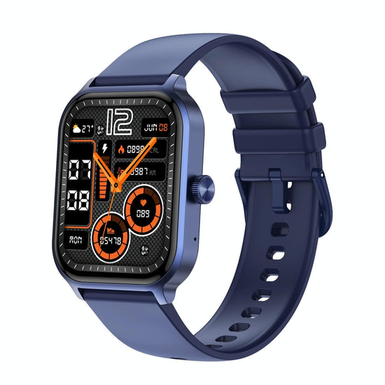 1.93 Inch Colour Screen Smart Watch Support Bluetooth Call / Health Monitoring - Blue