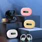 Wireless Bluetooth Earphones with Charging Bin and Digital Display - Pink