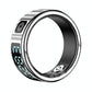 Smart Ring Hand Gestures Health Monitoring Sports Modes Size 10 - Silver
