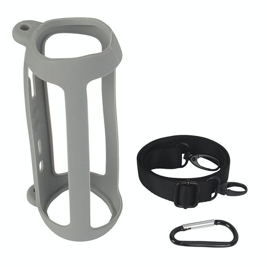 Silicone Protective Case for Jbl Flip6 Bluetooth Speaker - Silver Gray