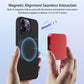 15W 3 In 1 Magnetic Wireless Charger For Smart Devices - Black