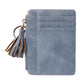 Compact Card Holder With Large Capacity Cute Mini Coin Purse - Pink