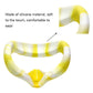 Silicone Vr Eye Cover For Oculus Quest 2 - Anti-Sweat - White Yellow