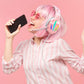 Wire-Controlled Gaming Headset With Mic Pink