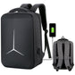 Waterproof Business Laptop Backpack With Usb Port - Multifunctional - Dark Gray - 15 Inch