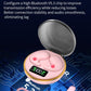 Mini Invisible Bluetooth Earphones with Charging Case - Pink