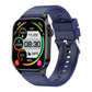 Waterproof Smart Watch With Bluetooth And Blood Oxygen Monitoring - Ip68 - Blue