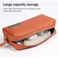Waterproof Laptop Accessory Bag - Pu Leather - Pink