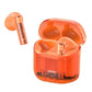 Wireless Bluetooth Headset with Low Delay and Transparent Design - Orange