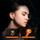 Wireless Bluetooth Headset with Low Delay and Transparent Design - Orange