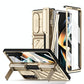 For Samsung Galaxy Z Fold4 5G Shockproof Tpu Pc Case With Pen - Silver