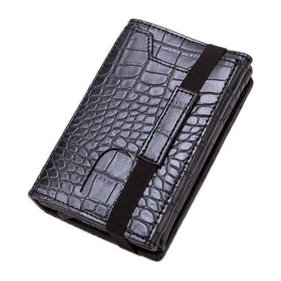 Rfid-Blocking Aluminum Card Holder - Secure & Compact