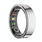 Smart Ring With Heart Rate Blood Oxygen Sleep Monitoring & Sports Modes - Size 8 - Silver