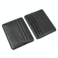 Lychee Pattern Mini Card Holder Multi Card Slots Ultra Thin Coin Purse - Pink