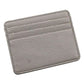Lychee Pattern Mini Card Holder Multi Card Slots Ultra Thin Coin Purse - Pink