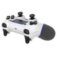 Rubberized Bluetooth Gamepad for Ps4 - Wireless - White Red