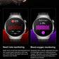1.43 Inch Amoled Ip67 Smart Call Watch Support Ecg / Body Temperature / Blood Glucose Monitoring - Black