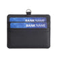 Horizontal Id Card Bag & Lanyard - Blue