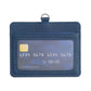 Horizontal Id Card Bag & Lanyard - Blue