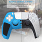 Silicone Gamepad Protective Case for Sony Ps5 with Splicing Design and Rocker Caps - Red Black