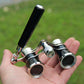 Chrome Double Cylinder Telescope with Handle - 3 x 25 Lady - Black