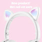 7.1 Surround Sound Cat Ear Gaming Headset With Mic - White