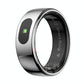 Smart Ring Heart Rate Blood Oxygen Sleep Sports Size 8 - Silver