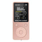 Portable Mp4 Music Player With Fm Radio & Recording Black - Pink No Memory