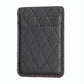 Diamond Lattice Card Bag Sticker For Mobile Phones - Black