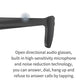 Smart Audio Sunglasses with Bluetooth Earphone - A13 - Dark Green