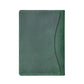 Minimalist Cowhide Card Holder Compact Wallet For Bank & Membership Cards - Ink Green