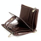 Men Rfid Leather Wallet with Card Slots - Red
