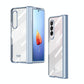 For Samsung Galaxy Z Fold4 5G Samsung Fold 4 Full Body Hinge Case - Electroplated - Silver