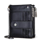 Men Leather Rfid Wallet - Secure & Stylish - Brown