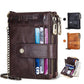 Men Leather Rfid Wallet - Secure & Stylish - Brown